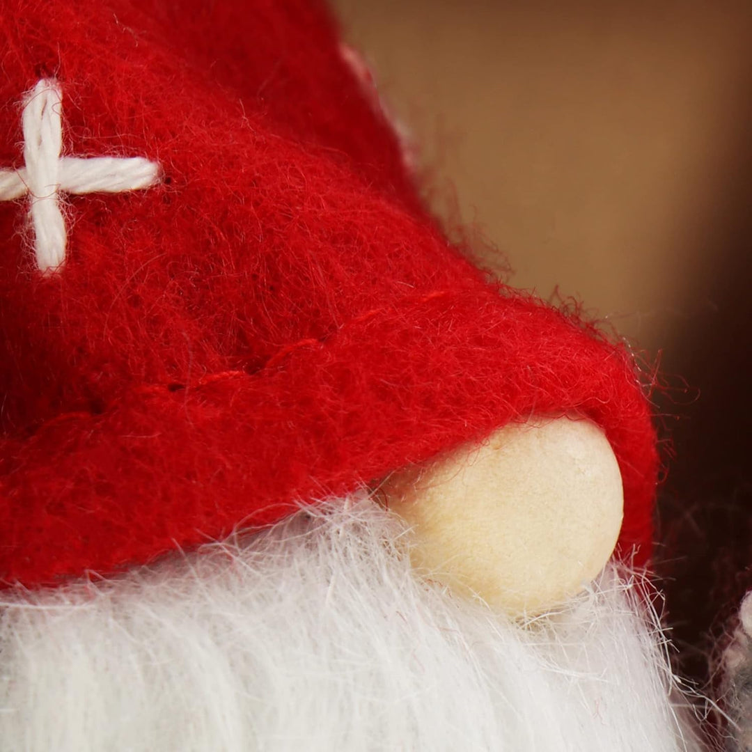com-four® 12x Premium Weihnachtsmann-Anhänger für den Weihnachtsbaum, Christbaum-Figuren Anhänger al