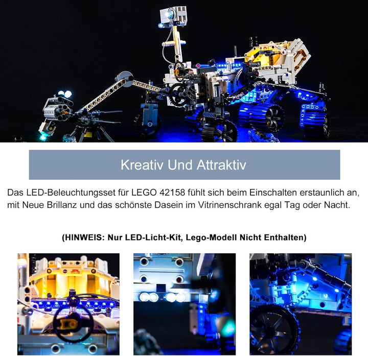 Led Licht Set für Lego 42158 NASA Mars Rover Perseverance (Kein Lego-Modell), Dekorationsbeleuchtung