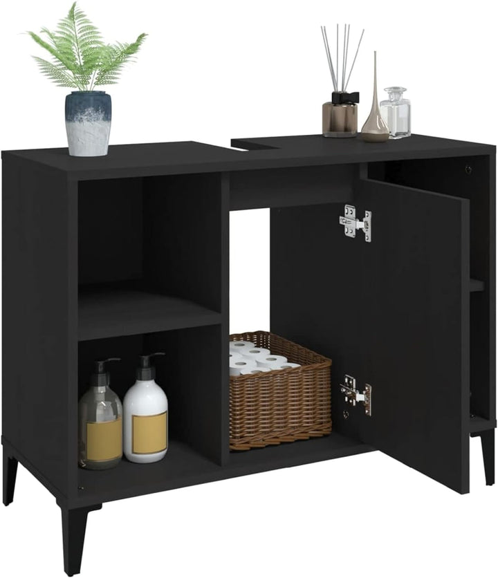 Tidyard Waschbeckenunterschrank Waschtisch Unterschrank Badmöbel Badschrank Badezimmerschrank Badezi