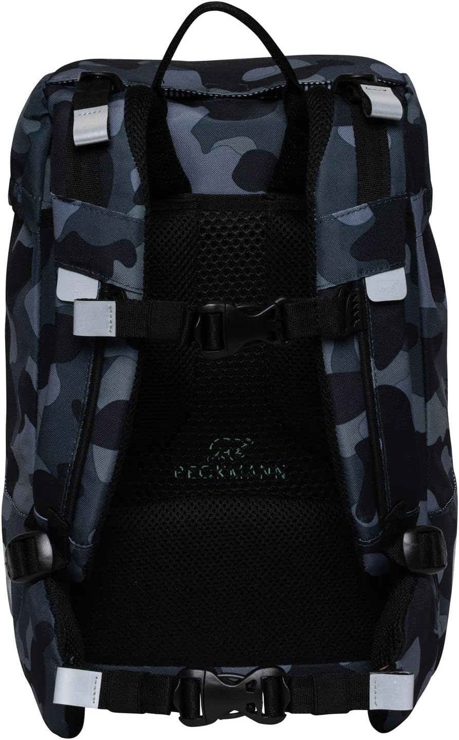 BECKMANN, Schulrucksack-Set Classic, 6-teilig, Grundschule, ergonomisch, inkl. Regenüberzug, 22L