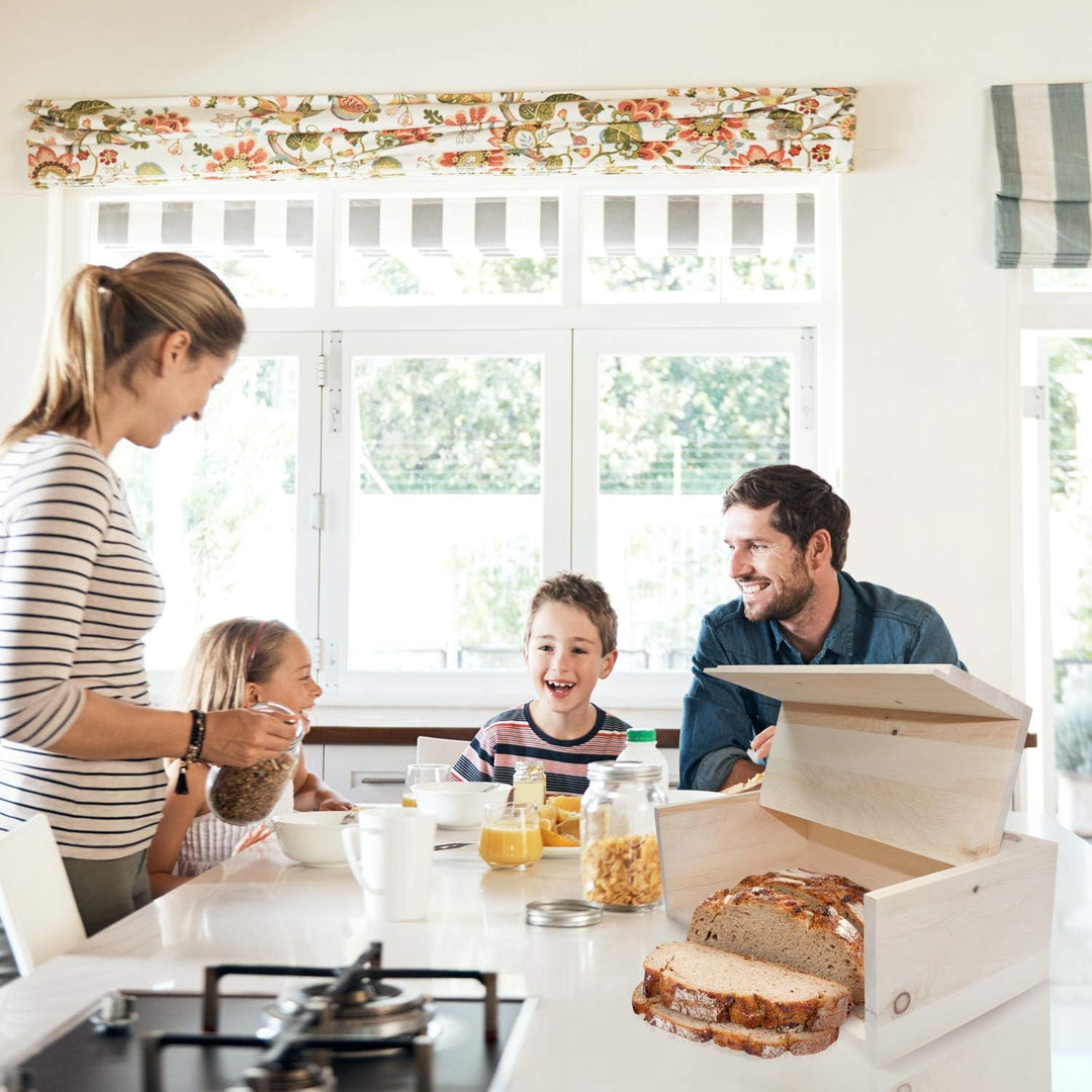Zirben Familie - bekannt aus dem Fachhandel & der Hotellerie • Zirben-Brotkasten • Hygienische Aufbe
