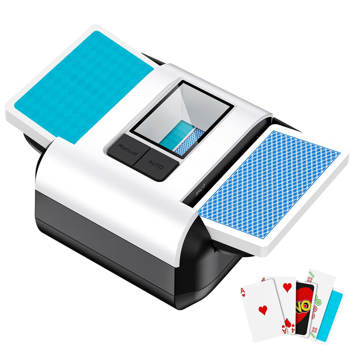 Gelabur automatischer Kartenmuschler, wiederaufladbarer Kartenmuschler Maschine für 1-2 Decks, Low N