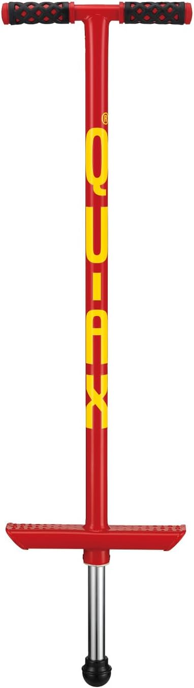 Qu-Ax Hüpfstab Pogo Stick | Stabiles Stahlgehäuse | Schult Gleichgewicht, Kondition und Koordination