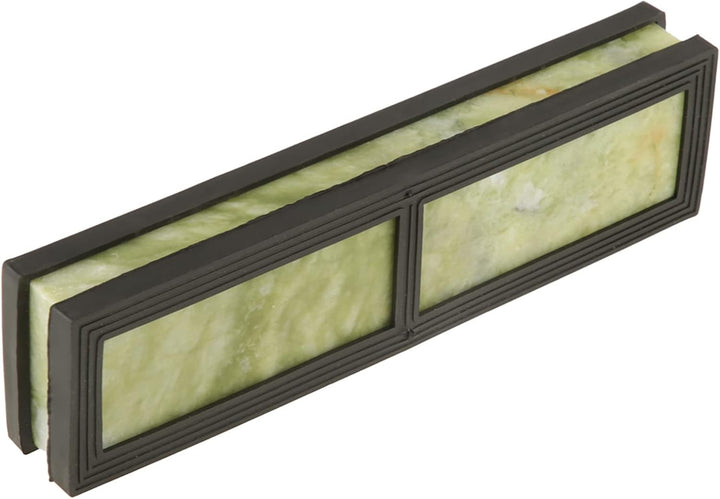 Schleifstein, Körnung 10000 Messerschleifstein Natürlicher Smaragd mit Abtropfbasis 200 X 50 X 25 Mm