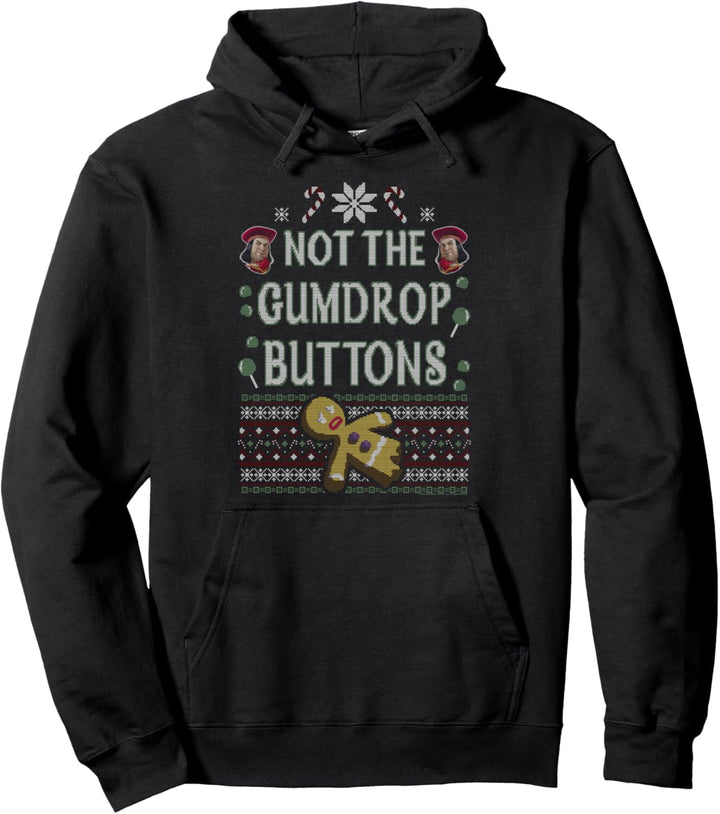 Shrek Not The Gumdrop Buttons Ugly Sweater Style Christmas Pullover Hoodie