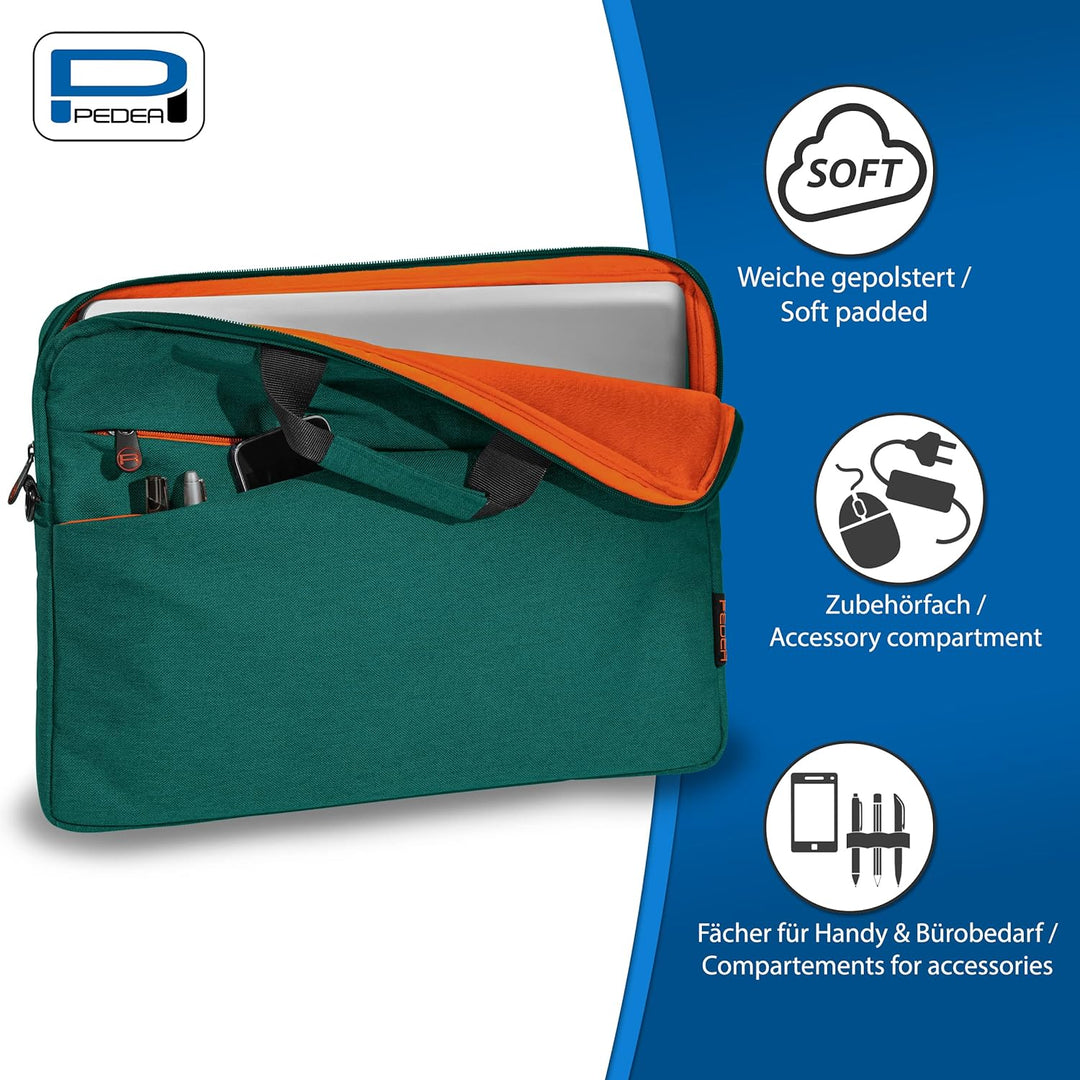 Pedea - Laptoptasche *Fashion* Notebook-Tasche bis 17,3 Zoll - Laptop Umhängetasche mit Schultergurt