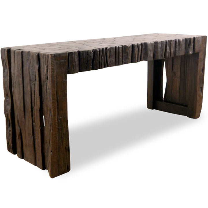 livasia Sitzbank Teakholzbank Holzbank, Beistelltisch (Handarbeit) (90x31cm), 90x31cm