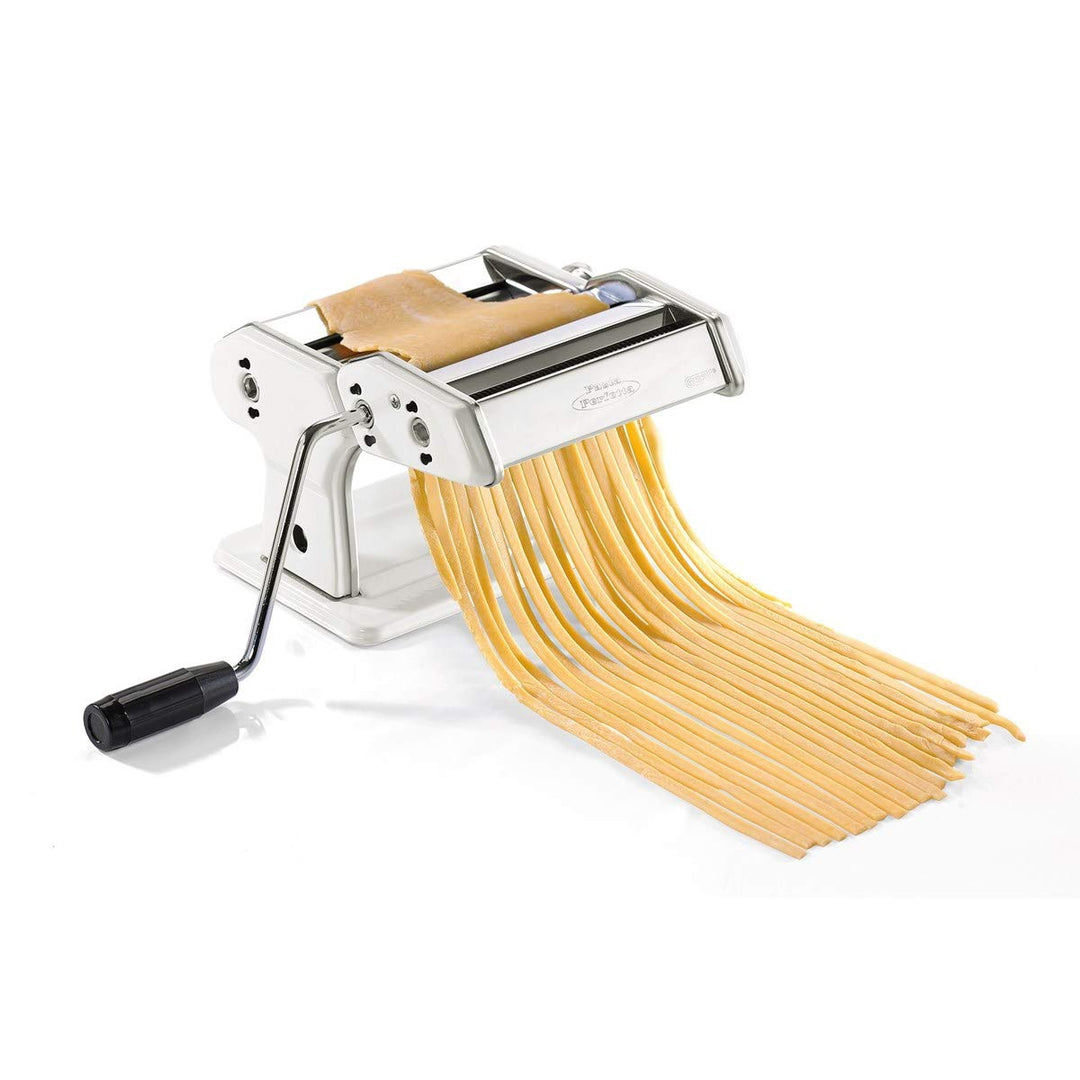 Gefu Pastamaschine Pasta Perfetta, weiss 20.5 x 21 x 16 cm Silber, 20.5 x 21 x 16 cm Silber