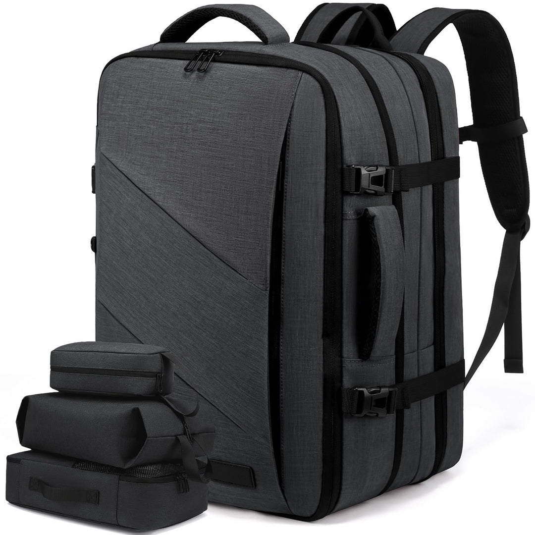 LOVEVOOK Reiserucksack Flugzeug, Laptop Rucksack für 17,3 Zoll, erweiterbar Handgepäck Rucksack für