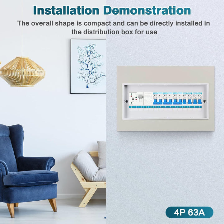 Jadeshay Automatischer Dual-Power-Transferschalter, ATS-Stromversorgungscontroller Unterbrechungsfre