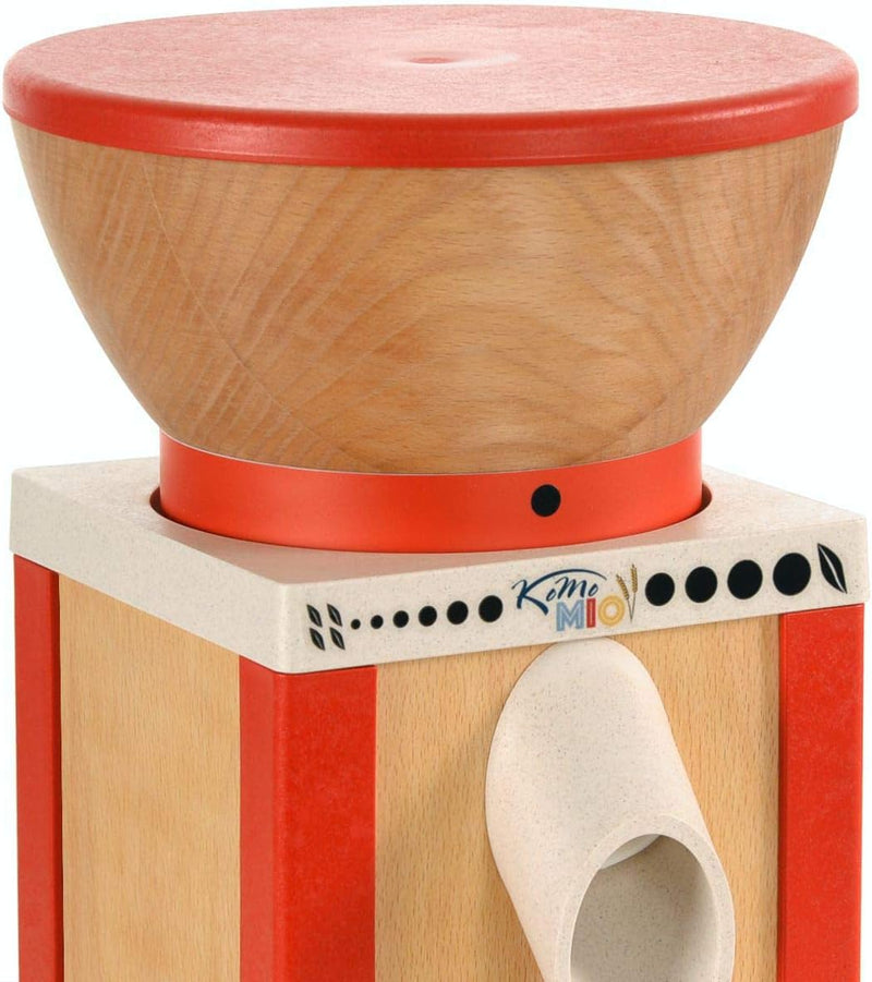 KoMo KoMoMio Getreidemühle rot (400 Watt, innovative Materialien) 16,5 x 16 x 37,5