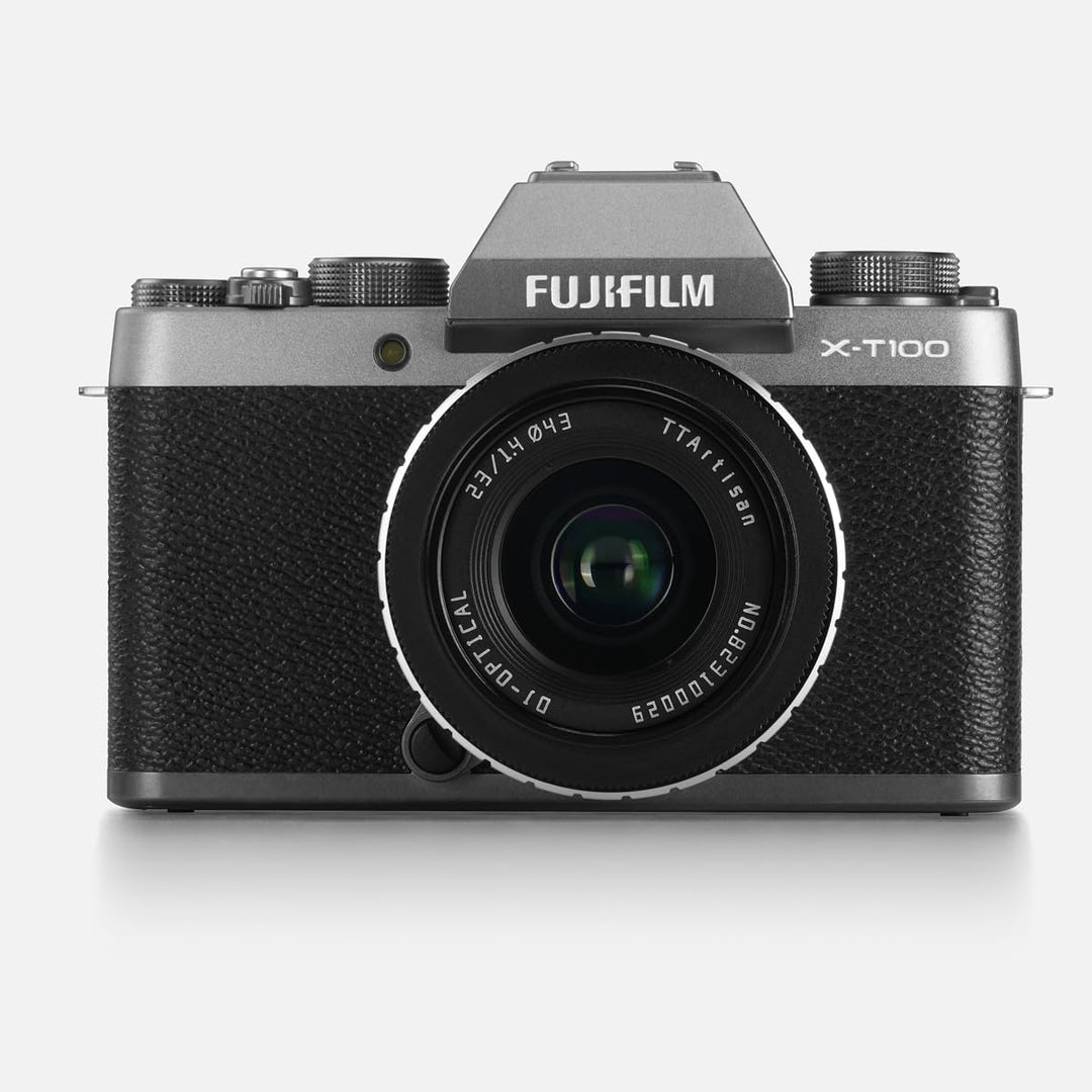 TT Artisan 23mm F/1.4 APS-C Objektiv Anschluss Fuji X Mount Silver manuelles Weitwinkelobjektiv für