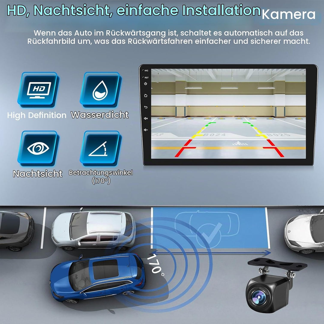 Inefala Android Autoradio für FIAT Ducato/Citroën Jumper/Peugeot Boxer 2010 | Android 15,2G+64G,9 Zo