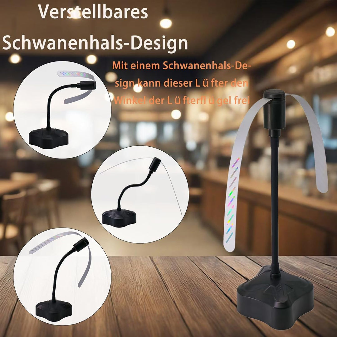 Panngu Fliegenwedler - Tischventilator Gegen Fliegen und Wespen， 3-Pack Mückenschutzventilator mit 3