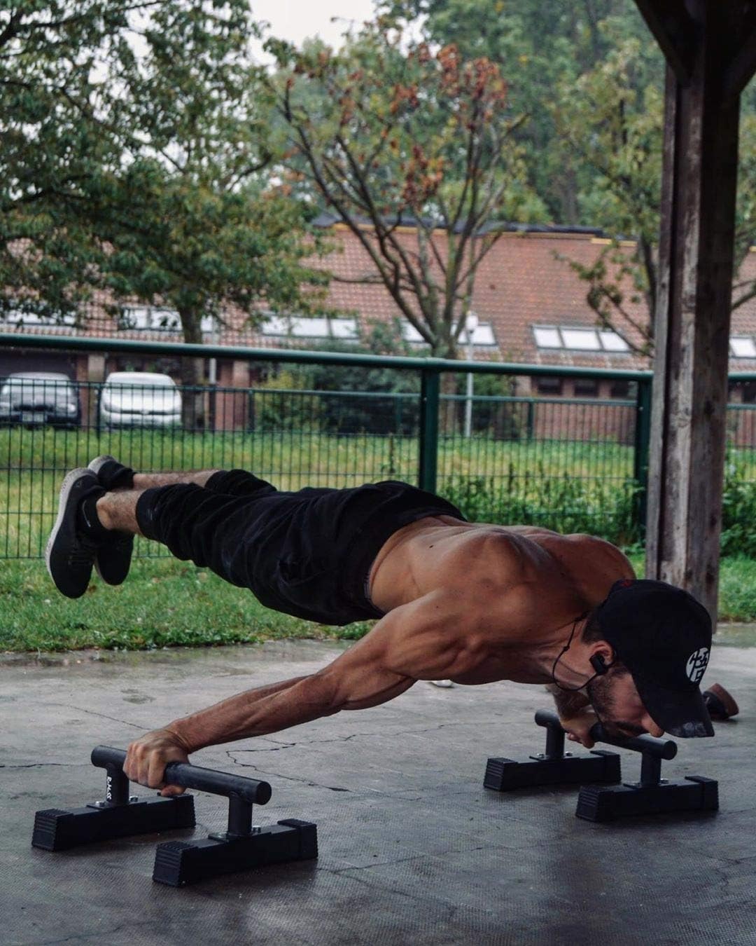RAMASS Fitness Parallettes, Push Up Bar, Gymnastik, Calisthenics,