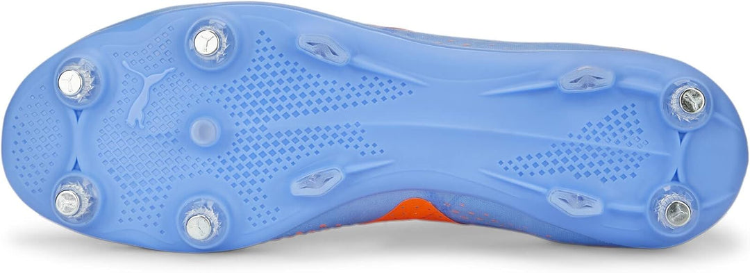 PUMA Herren Future Match Mxsg Fussballschuh 42.5 EU Blue Glimmer Puma White Ultra Orange, 42.5 EU Bl