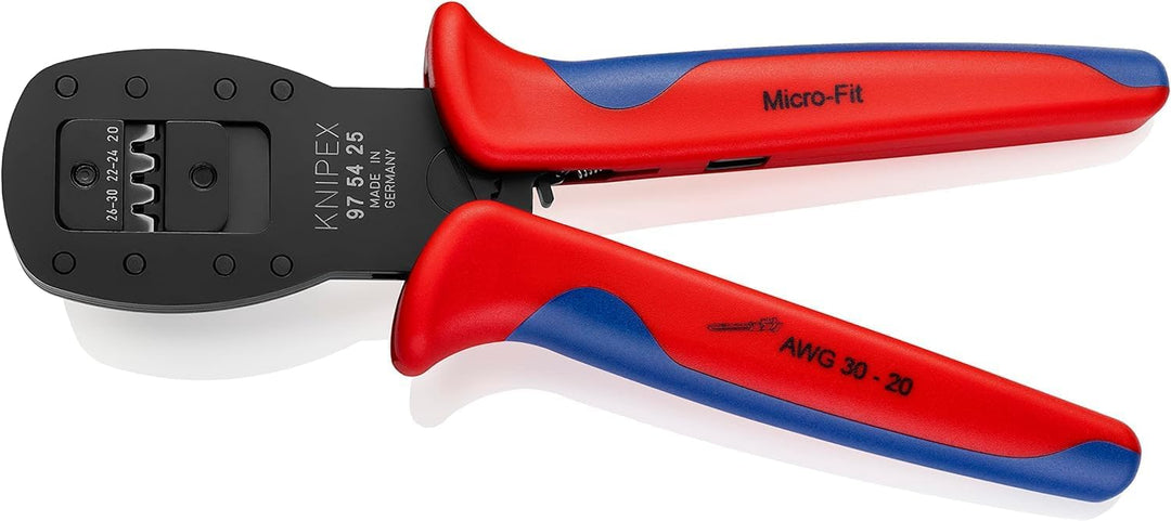 Knipex Crimpzange für Miniaturstecker Parallelcrimp für Stecker der Serie Mini-Fit™ von Molex LLC br