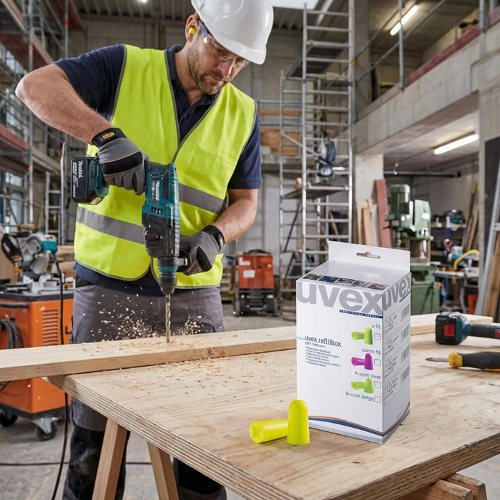 Gehörschutzstöpsel Uvex x-fit ohne Kordel 300 Paar Nachfüllpackung, Nachfüllpackung