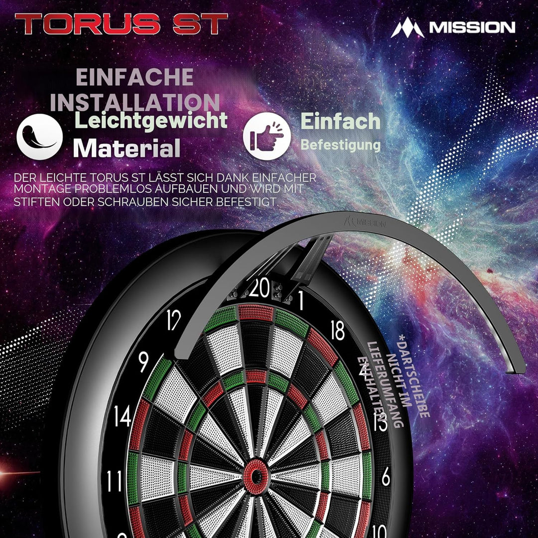 Mission Torus ST Elektronisches Dartboard Beleuchtung