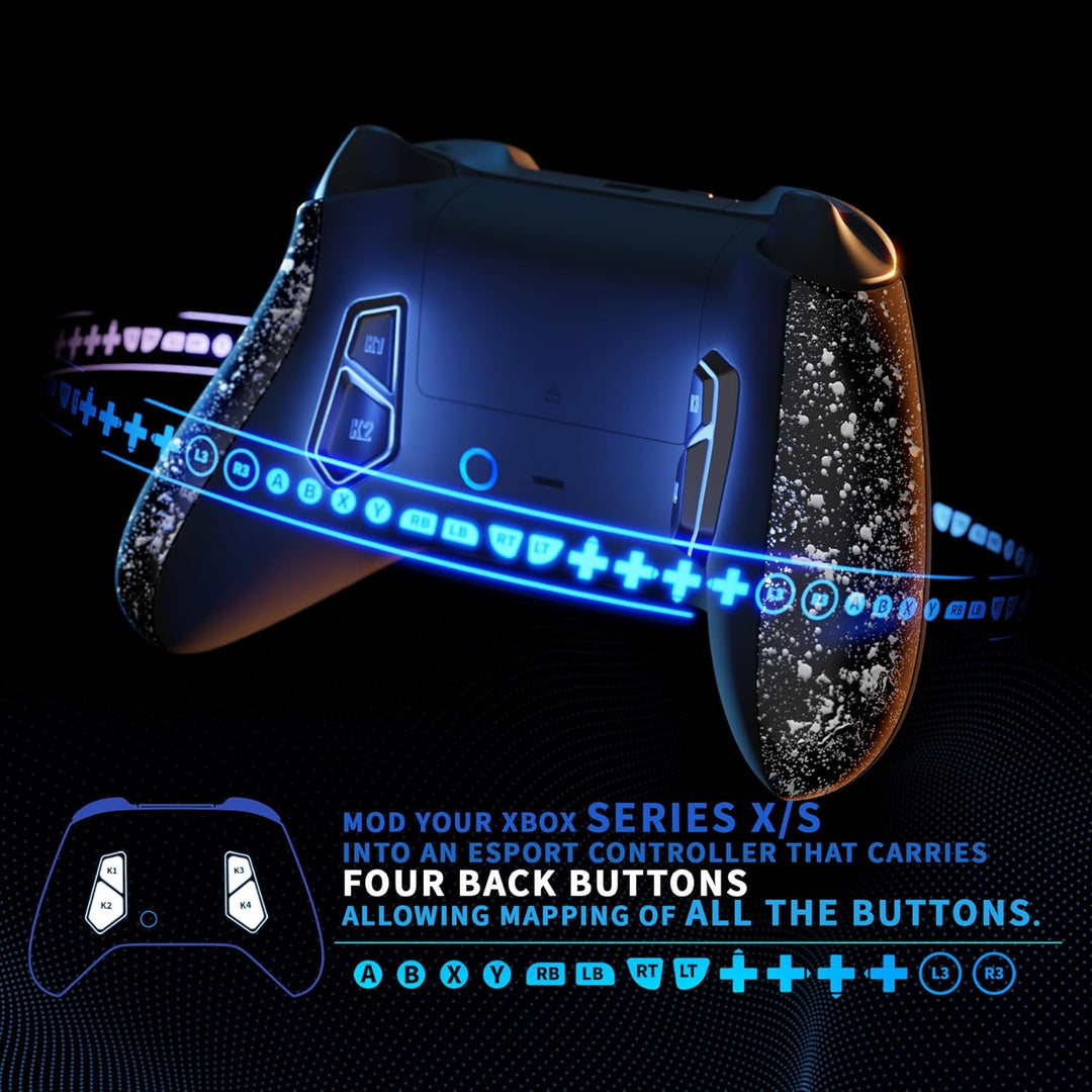 eXtremeRate Victor X Remap Kit für Xbox Series X/S Controller,6 Remap Profiles&Ergonomisches Rücken