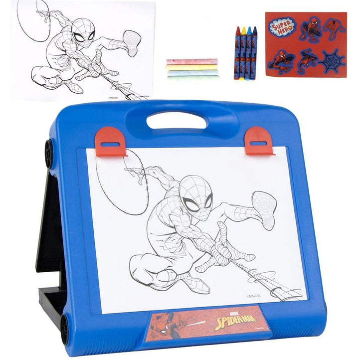 Magnetisches Spider-Man-Whiteboard für Kinder mit Bleistift und Stempeln – Spiderman-Whiteboard, tra