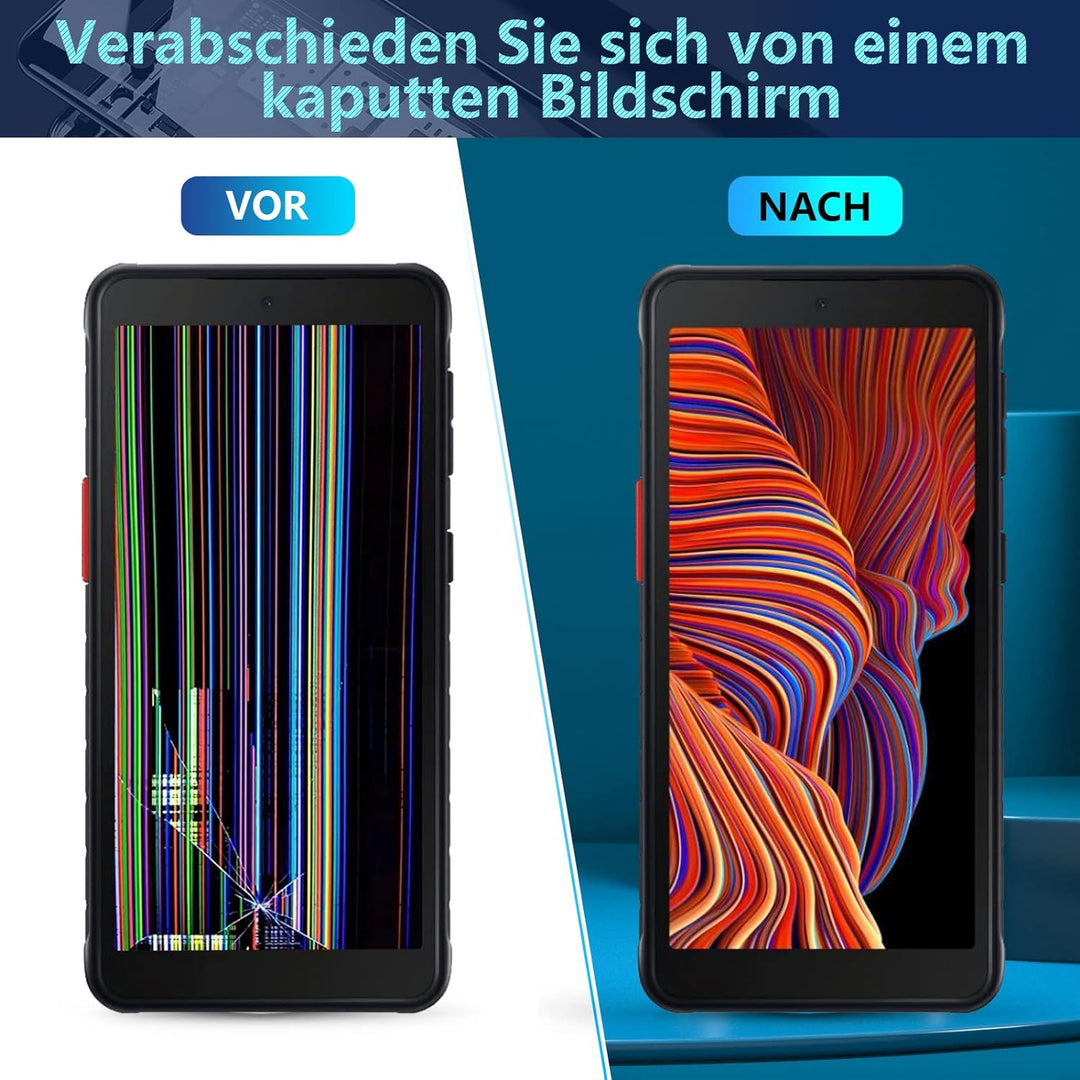 RongZy Display für Samsung Galaxy Xcover 5 LCD Bildschirmersatz Digitizer Touchscreen Montiert Ersat