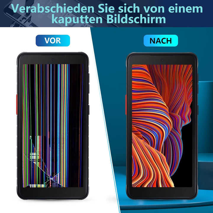 RongZy Display für Samsung Galaxy Xcover 5 LCD Bildschirmersatz Digitizer Touchscreen Montiert Ersat