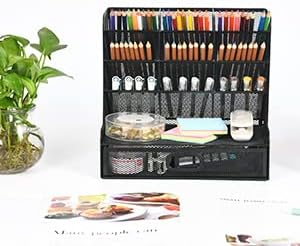 Marbrasse Schreibtisch-Organizer, multifunktionaler Stifthalter, Stift-Organizer für Schreibtisch, S