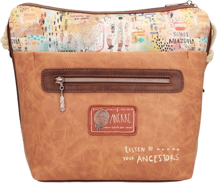Anekke Damen Umhängetasche 36603-248 Mehrfarbig 33 x 26 x 13 BANDOLERA, bunt