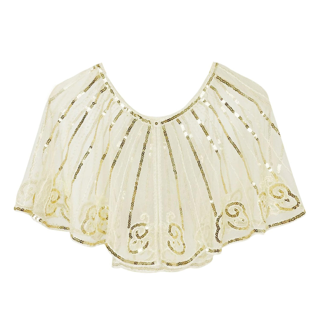 1920er Jahre Pailletten Schal und Wraps für Damen,Retro Umschlagtücher Stola für Abendkleid,20er Jah