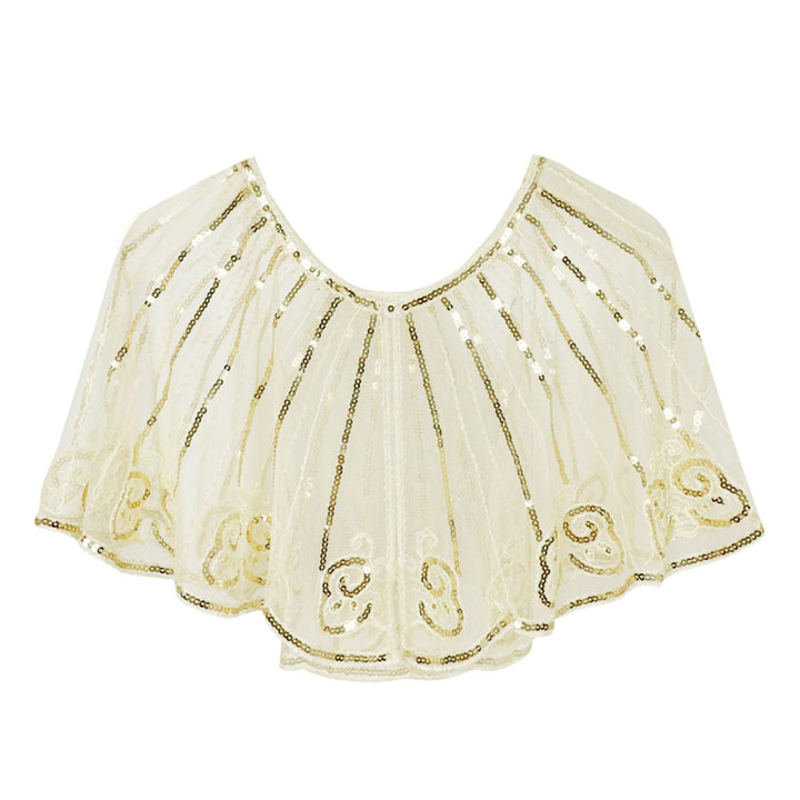 1920er Jahre Pailletten Schal und Wraps für Damen,Retro Umschlagtücher Stola für Abendkleid,20er Jah