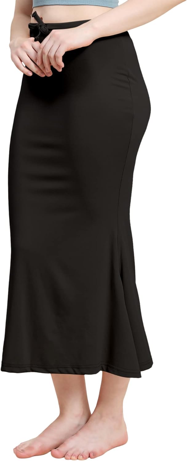 Jaanvi fashion Lycra-Saree Shapewear Petticoat für Damen, Baumwollmischung, Petticoat, Röcke für Dam
