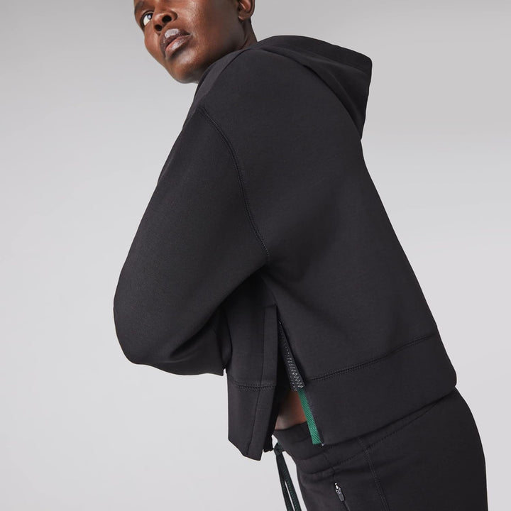 Lacoste Damen Sf0281 Sweatshirts, Schwarz, 38