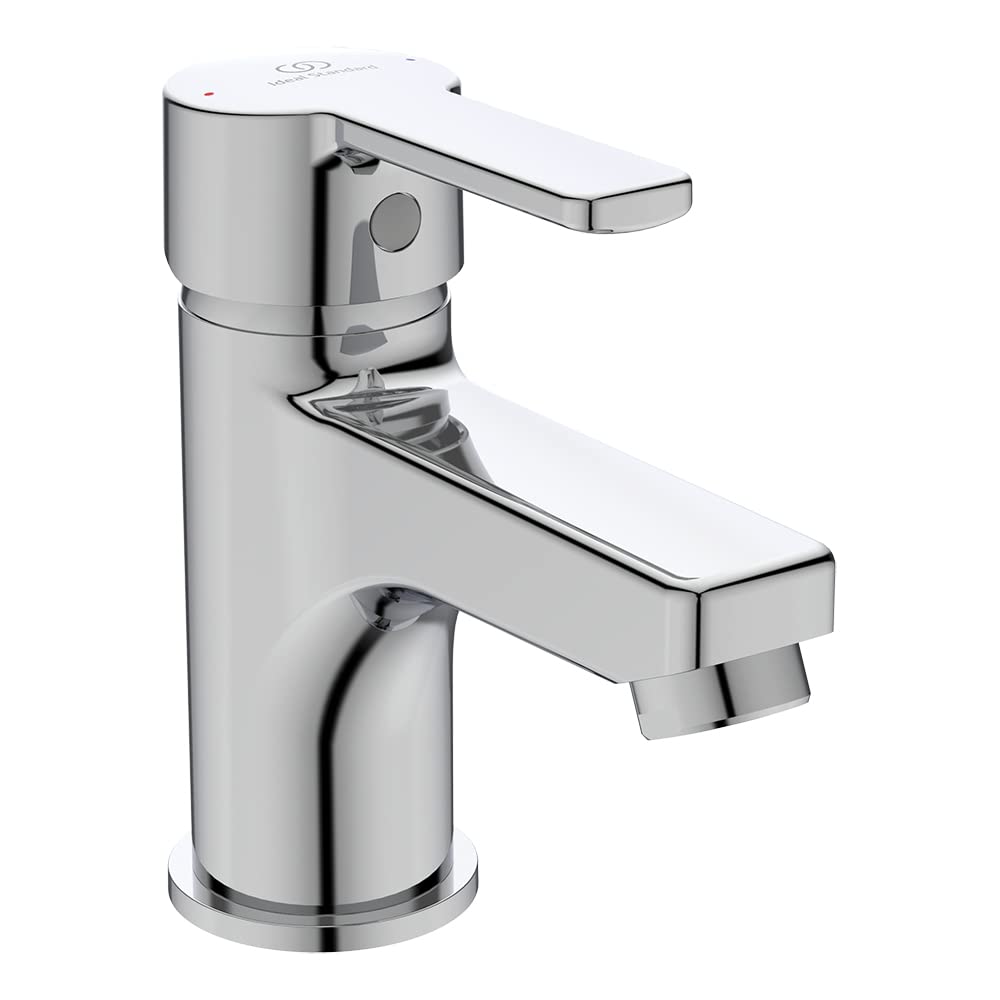 Ideal Standard B1149AA Calista Einhebel-Waschtischmischer, Chrom, Ablaufgarnitur Basin Mixer no Wast