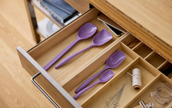 Rosti Classic Kochlöffel Set 4-Teilig, Hochwertiges Küchenhelfer Set mit 3 Kochlöffel & 1 Backlöffel