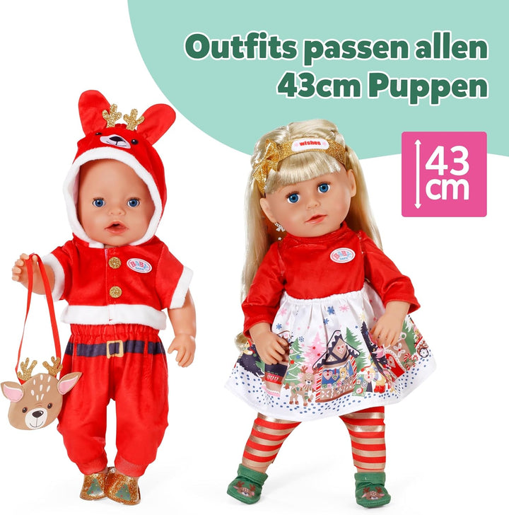 BABY born Adventskalender - 24 Überraschungen - Puppenkleidung & Accessoires für 43 cm Puppen - Hoch