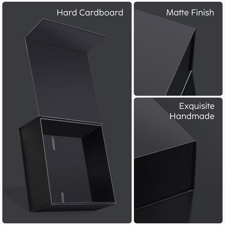JiaWei Geschenkbox 1 Stück, 38.5x35x12.8 cm Geschenkkarton mit Magnetisch Deckel, Grusskarten &amp; Gesc