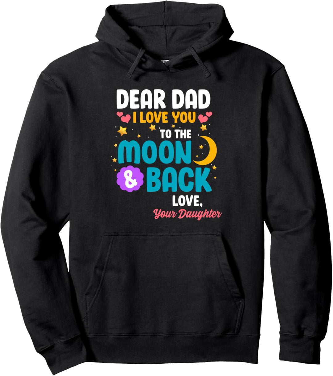 Lieber Papa Lustig Vatertag von Tochter Grafik Neuer Vater Pullover Hoodie