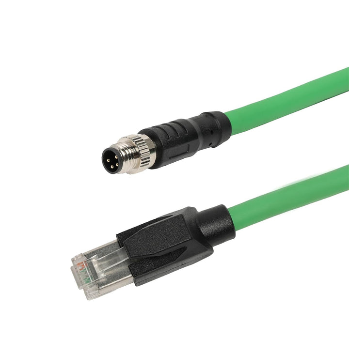 M8 4-position RJ45 Cat5e EtherCAT-Kabel für Beckhoff Aktuator-Sensor EtherNet Profinet Feldbus indus