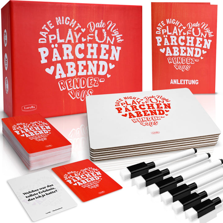 Pärchenabend Partner Geschenke - Geschenk für Ihn & Sie - Perfekte Couple Geschenke - Couple Game Ka