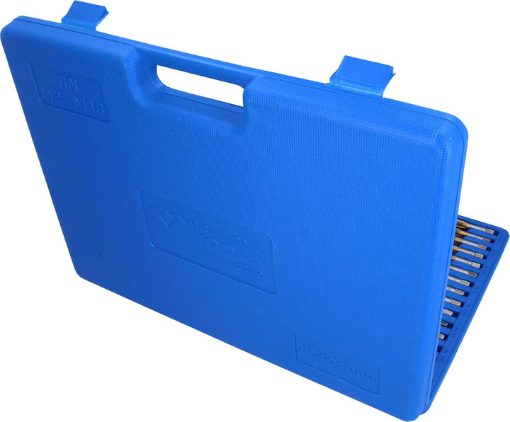 BRILLIANT TOOLS BT101985 TiN Gewindeschneidwerkzeug-Satz, 110-tlg. [Powered by KS Tools]