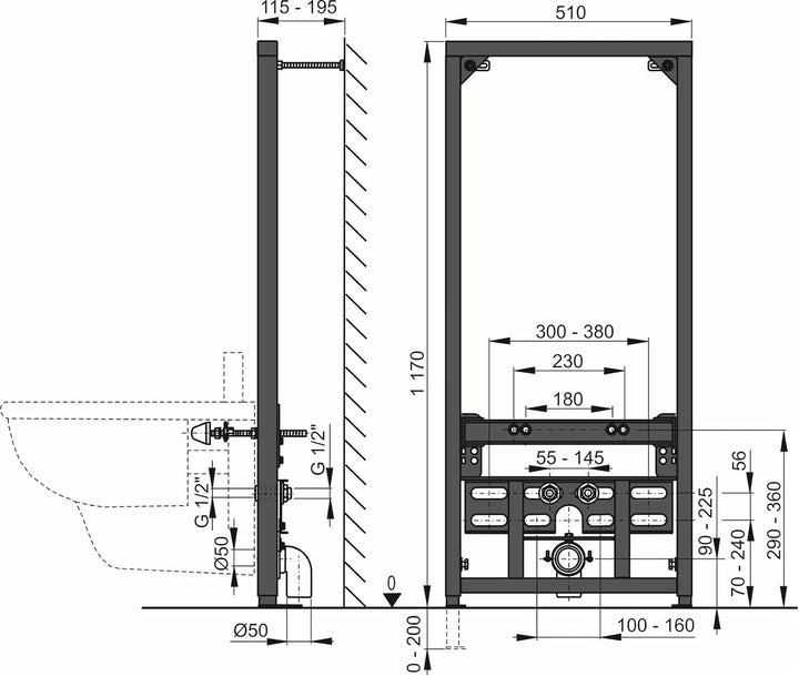 Bidet - Element 1200 ALCA