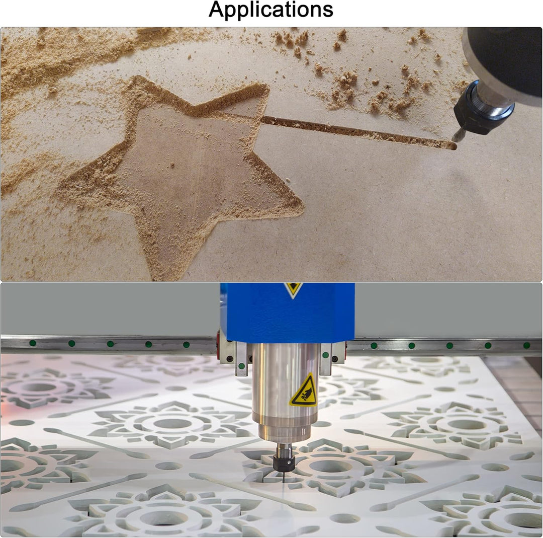 sourcing map 2 Stück VHM Schaftfräser 2 mm, Klingenlänge 17 mm, CNC Fräser für Edelstahl, Verbundwer