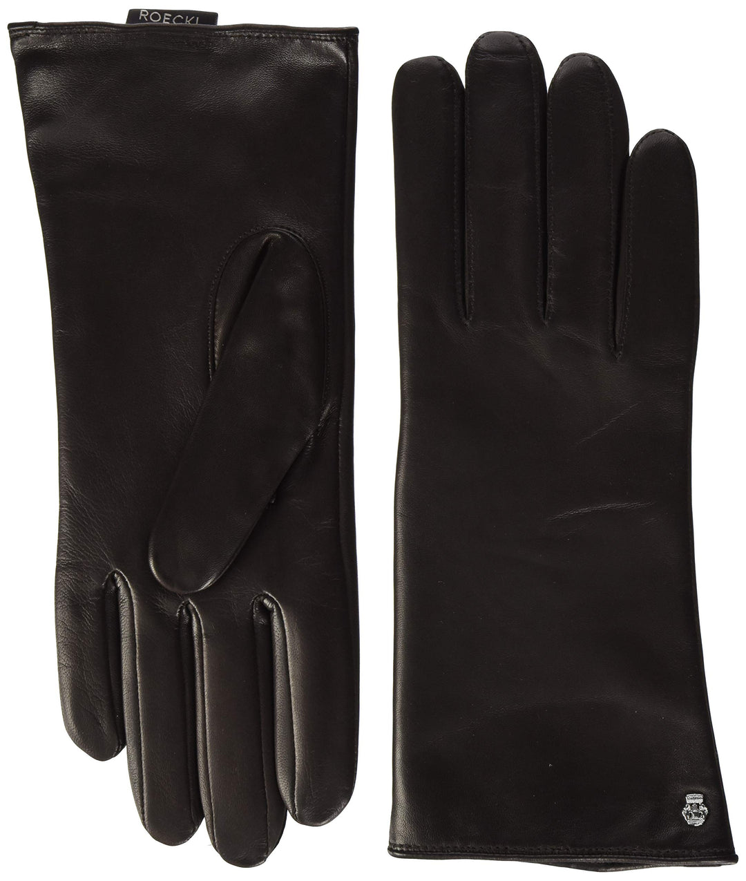 Roeckl Damen Handschuhe Classic, Einfarbig 7 (Herstellergrösse: 7) Schwarz (Mocca 790), 7 (Herstelle