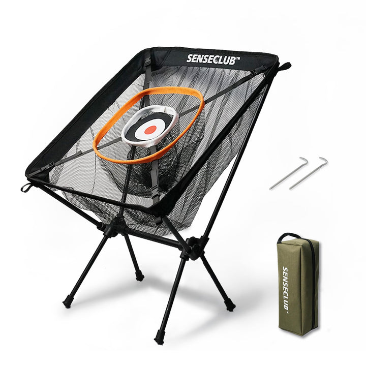 Golf Chipping Net & Driving Net Backyard Golf Practice Net with Mat Indoor Golf Training Target with