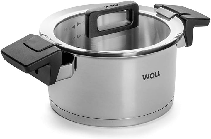 Woll Concept Kochtopf mit Deckel - Induktiv -, Ø 18 cm, 10 cm hoch, 2,5l - Geeignet für alle Herdart