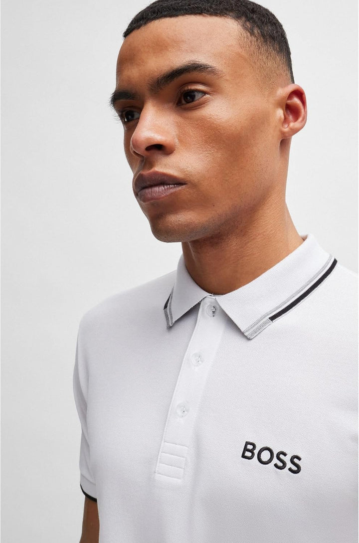 BOSS Herren Poloshirt L New - White100, L New - White100