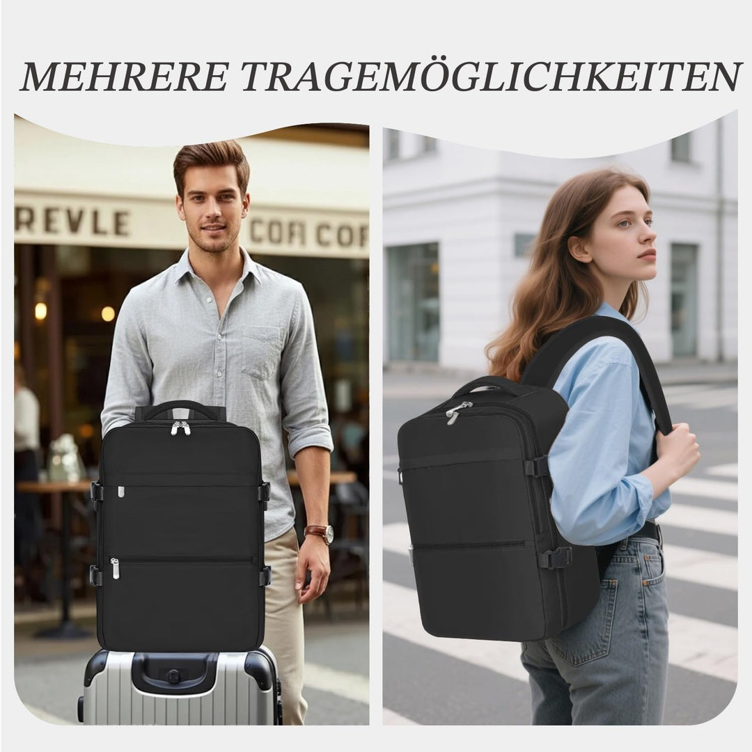 xlodea Für Ryanair Handgepäcktaschen 40 x 20 x 25 cm unter dem Sitz, Tasche Flugzeug Reiserucksack C