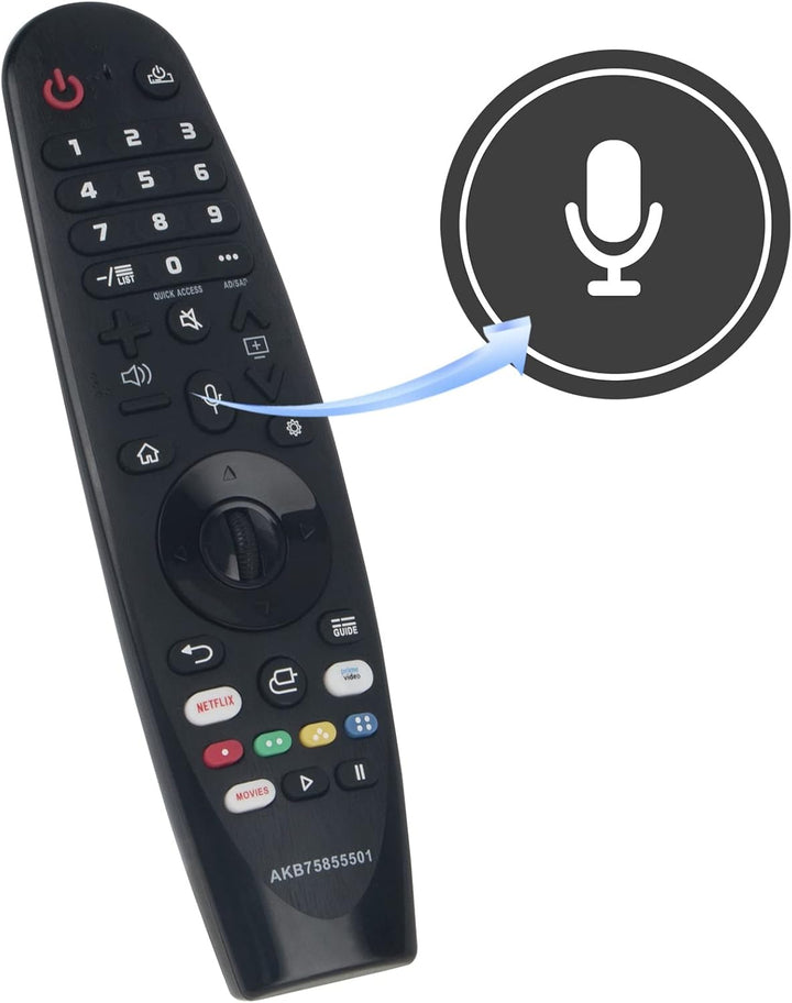 AKB75855501 MR20GA Fernbedienung ersetzt für LG Magic TV 65UN85006LA 75UN85006LA 50UN81006LB OLED55C