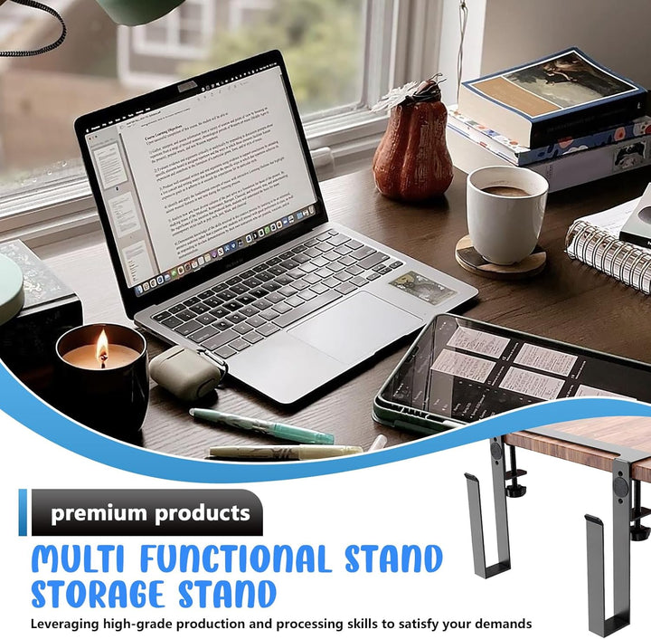 Verstellbare Schreibtischseitenlaptop-Halterung, Laptop Halterung, Metall Aufhängbarer Laptop Organi
